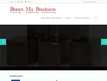 Tablet Screenshot of boommybusiness.com